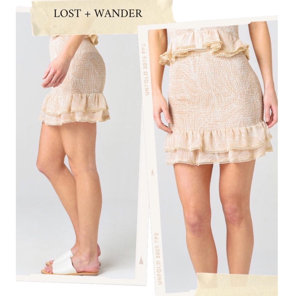 Lost + Wander Palm Friday Mini Skirt